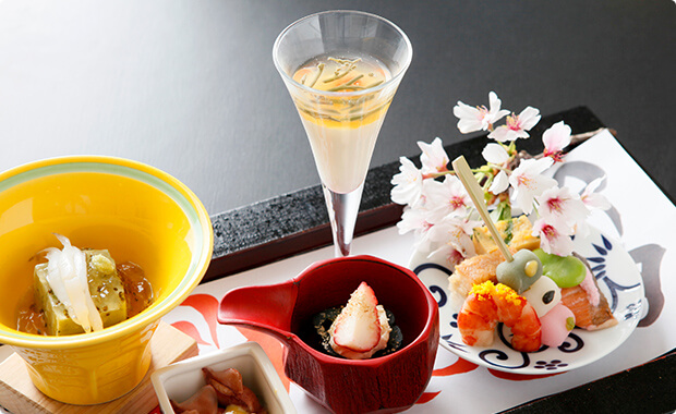 旬材のお料理