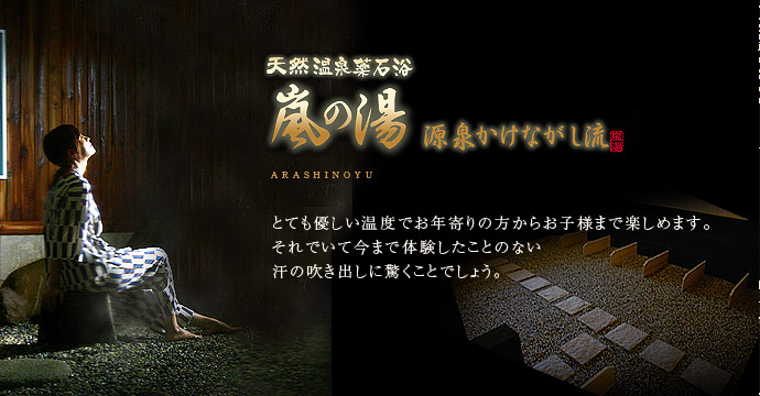 嵐の湯 源泉かけながし流